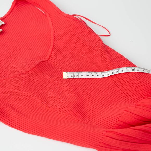 MICHAEL KORS Ribbed Tank Dress in Red - Size M - Picture 5 of 7